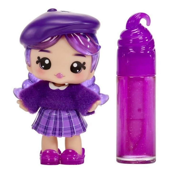 Yummiland - 1 poupée 10 cm et un gloss pailleté a créer - Greta - Goût Raisin - Des 4ans Yummiland - 1 poupée 10 cm et un gloss pailleté a créer - Greta - Goût Raisin - Des 4ans