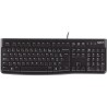 Clavier - Filaire - Logitech - K120 Business - AZERTY - Noir