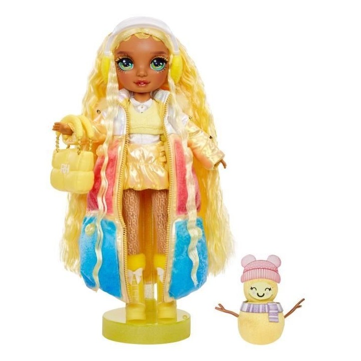 Rainbow High - Winter Wonderland - Jaune- Révele ta couleur - Créer son bonhomme de neige - Dés 4ans Rainbow High - Winter Wonderland - Jaune- Révele ta couleur - Créer son bonhomme de neige - Dés 4ans