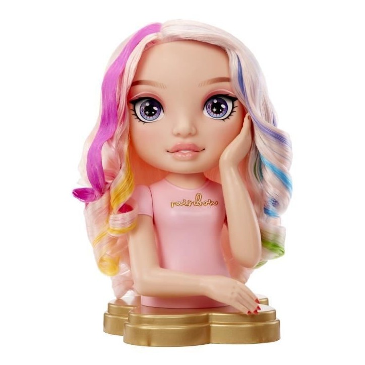 Rainbow High - Tete a coiffer Bella - 33cm - Colore ongles et cheveux - Des 4 ans