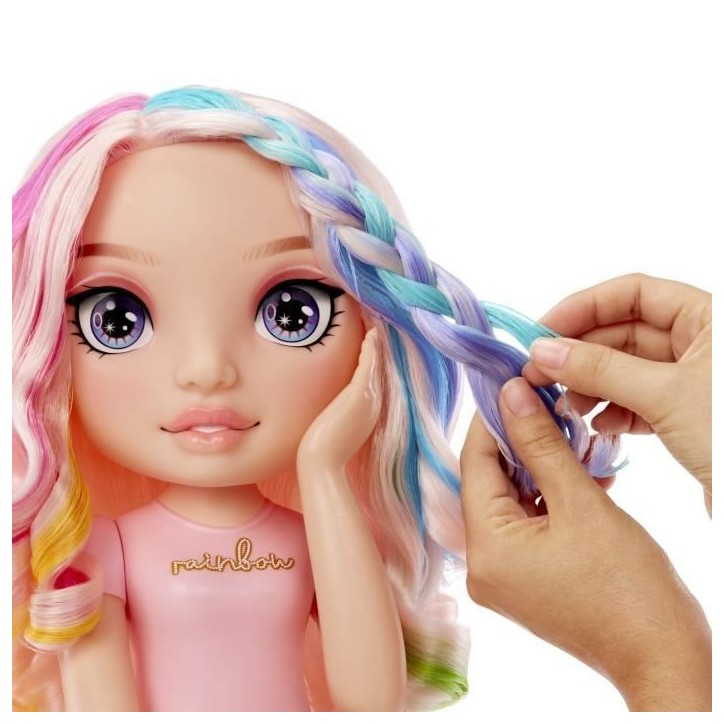 Rainbow High - Tete a coiffer Bella - 33cm - Colore ongles et cheveux - Des 4 ans