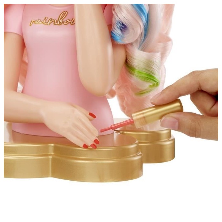 Rainbow High - Tete a coiffer Bella - 33cm - Colore ongles et cheveux - Des 4 ans