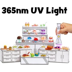 MGA Miniverse - Lampe a U.V. -Seche tes créations en résine -1 secon