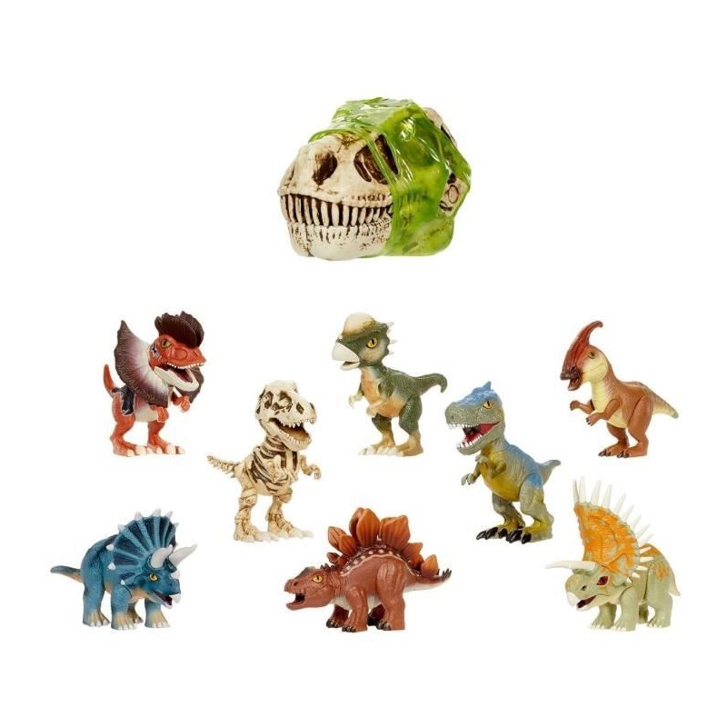 GrossMos - Tete de dinosaure géante - Découvre tes mini dinosaures d GrossMos - Tete de dinosaure géante - Découvre tes mini dinosaures d