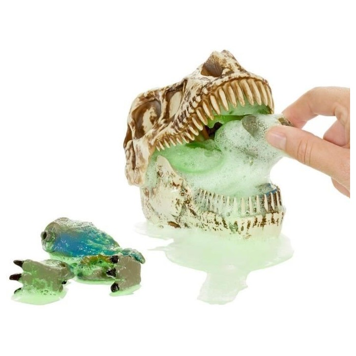 GrossMos - Tete de dinosaure géante - Découvre tes mini dinosaures dans le slime - 4 modeles a collectionner - Aléatoire GrossMos - Tete de dinosaure géante - Découvre tes mini dinosaures dans le slime - 4 modeles a collectionner - Aléatoire