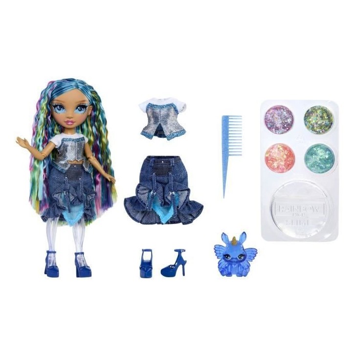 Rainbow High Rainbow Shimmers with Slime Fashion Doll - Skyler (blue) Rainbow High Rainbow Shimmers with Slime Fashion Doll - Skyler (blue)