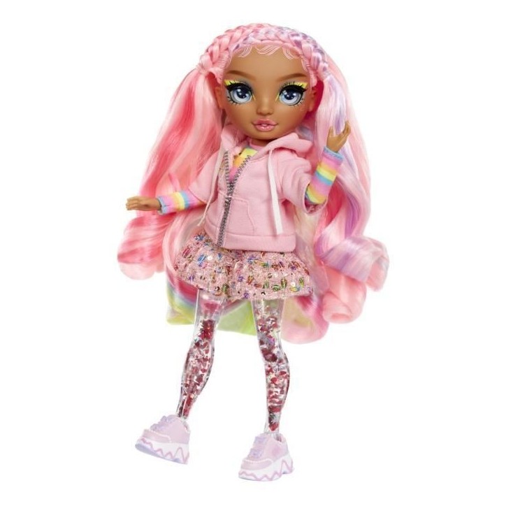 Rainbow High - Sparkle & Shine - Poupée mannequin de 27cm - Rose - Jambes avec liquide pailletés - Des 4ans Rainbow High - Sparkle & Shine - Poupée mannequin de 27cm - Rose - Jambes avec liquide pailletés - Des 4ans