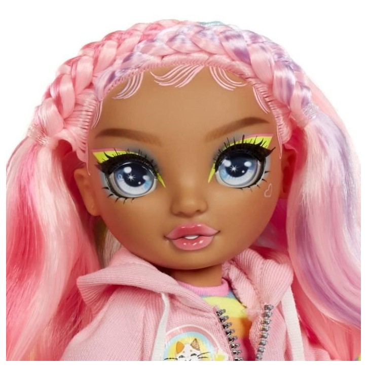 Rainbow High - Sparkle & Shine - Poupée mannequin de 27cm - Rose - Jambes avec liquide pailletés - Des 4ans Rainbow High - Sparkle & Shine - Poupée mannequin de 27cm - Rose - Jambes avec liquide pailletés - Des 4ans