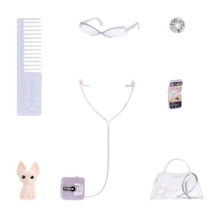 Rainbow High Sparkle & Shine Doll- White Rainbow High Sparkle & Shine Doll- White