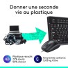Ensemble Clavier Souris - Filaire - Logitech - MK120 - AZERTY - Noir