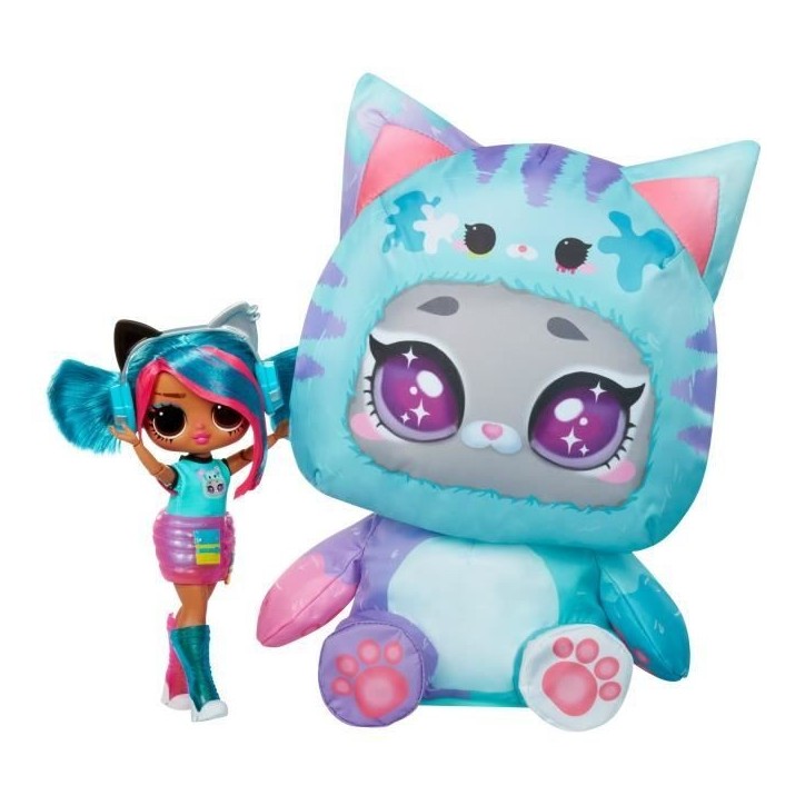 L.O.L. Surprise - Poupée Tweens Costume - Emma Emo - Poupée de 17cm + animal gonflable - Surprise a découvrir L.O.L. Surprise - Poupée Tweens Costume - Emma Emo - Poupée de 17cm + animal gonflable - Surprise a découvrir