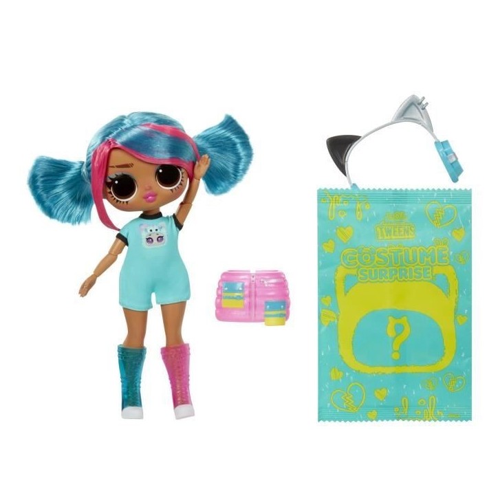 L.O.L. Surprise - Poupée Tweens Costume - Emma Emo - Poupée de 17cm + animal gonflable - Surprise a découvrir L.O.L. Surprise - Poupée Tweens Costume - Emma Emo - Poupée de 17cm + animal gonflable - Surprise a découvrir