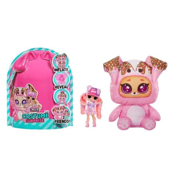 L.O.L. Surprise - Poupée Tweens Costume - Ali Dance - Poupée de 17cm + animal gonflable - Surprise a découvrir - 4 modeles a L.O.L. Surprise - Poupée Tweens Costume - Ali Dance - Poupée de 17cm + animal gonflable - Surprise a découvrir - 4 modeles a