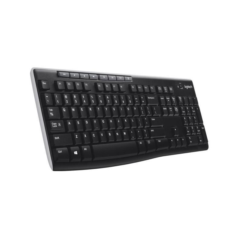 Clavier - Sans fil - Logitech - K270 - AZERTY - Noir Clavier - Sans fil - Logitech - K270 - AZERTY - Noir
