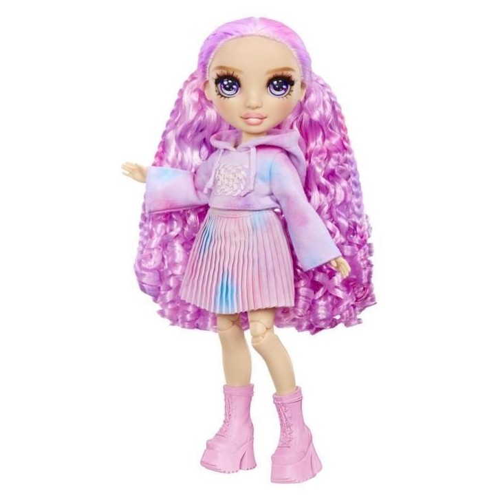 Rainbow High - Water Color - 1 poupée mannequin (Violet) de 27cm - 2 tenues et accessoires a personnaliser - Colore tes cheveux Rainbow High - Water Color - 1 poupée mannequin (Violet) de 27cm - 2 tenues et accessoires a personnaliser - Colore tes cheveux