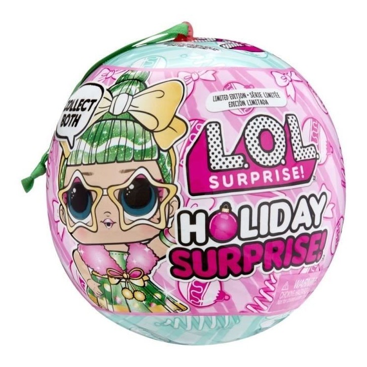 LOL Holiday Surprise - Poupée aléatoire a collectionner - Fetes de fin d'année LOL Holiday Surprise - Poupée aléatoire a collectionner - Fetes de fin d'année