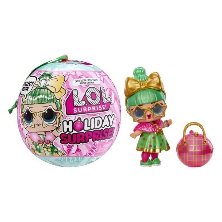 LOL Holiday Surprise - Poupée aléatoire a collectionner - Fetes de fin d'année LOL Holiday Surprise - Poupée aléatoire a collectionner - Fetes de fin d'année