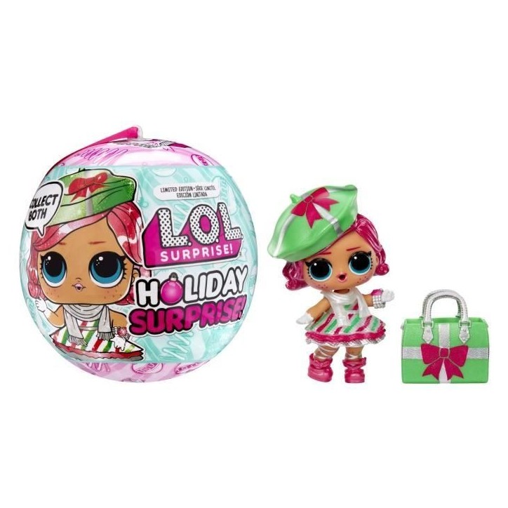 LOL Holiday Surprise - Poupée aléatoire a collectionner - Fetes de fin d'année LOL Holiday Surprise - Poupée aléatoire a collectionner - Fetes de fin d'année
