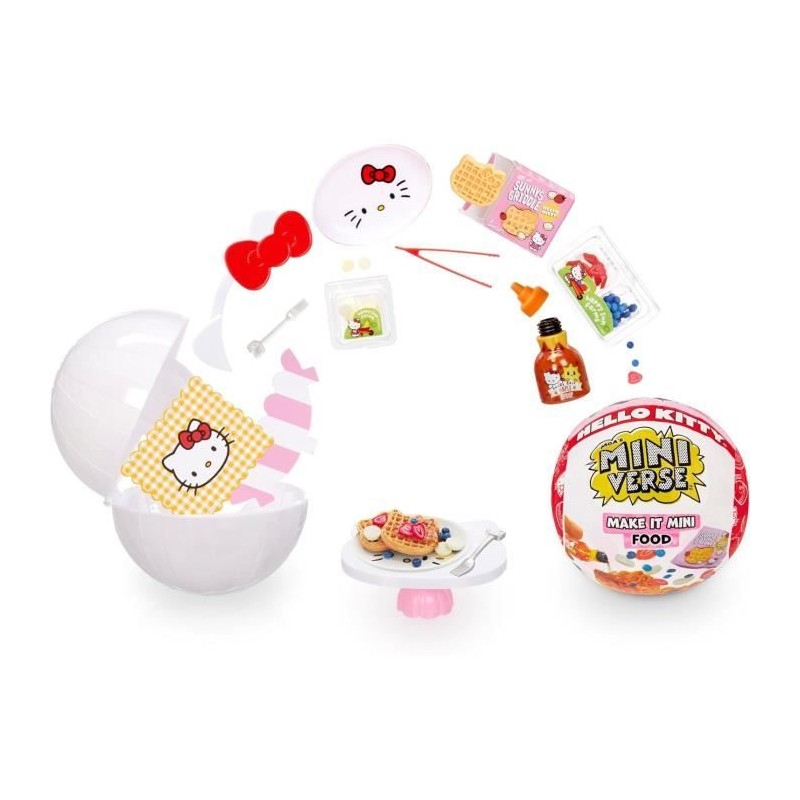 MGA Miniverse - Hello Kitty - Jeu Créatif - Boissons ou nourriture - MGA Miniverse - Hello Kitty - Jeu Créatif - Boissons ou nourriture -