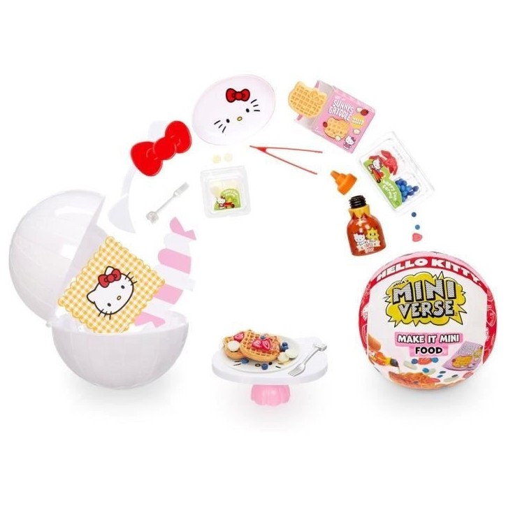 MGA Miniverse - Hello Kitty - Jeu Créatif - Boissons ou nourriture - Loisirs créatif et décoratif en résine - Non Comestible MGA Miniverse - Hello Kitty - Jeu Créatif - Boissons ou nourriture - Loisirs créatif et décoratif en résine - Non Comestible