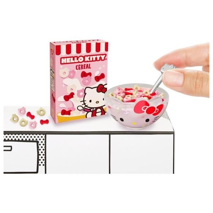 MGA Miniverse - Hello Kitty - Jeu Créatif - Boissons ou nourriture - Loisirs créatif et décoratif en résine - Non Comestible MGA Miniverse - Hello Kitty - Jeu Créatif - Boissons ou nourriture - Loisirs créatif et décoratif en résine - Non Comestible