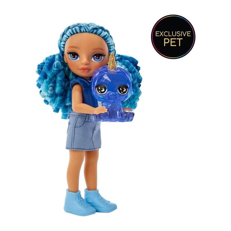 Rainbow High Littles - Poupée 15cm + animal de compagnie - Bleu - Des Rainbow High Littles - Poupée 15cm + animal de compagnie - Bleu - Des