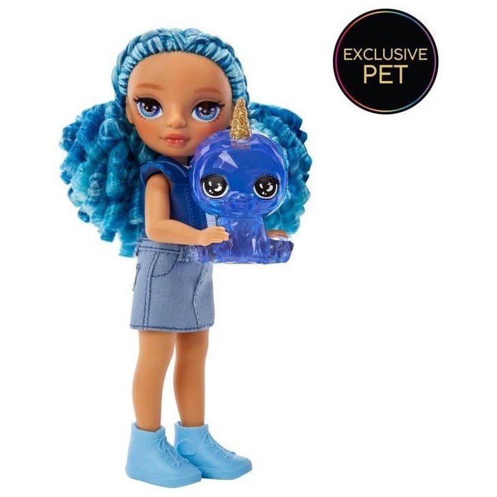 Rainbow High Littles - Poupée 15cm + animal de compagnie - Bleu - Des 4ans Rainbow High Littles - Poupée 15cm + animal de compagnie - Bleu - Des 4ans