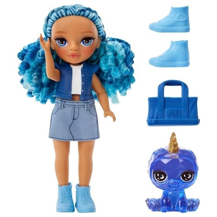 Rainbow High Littles - Poupée 15cm + animal de compagnie - Bleu - Des 4ans Rainbow High Littles - Poupée 15cm + animal de compagnie - Bleu - Des 4ans