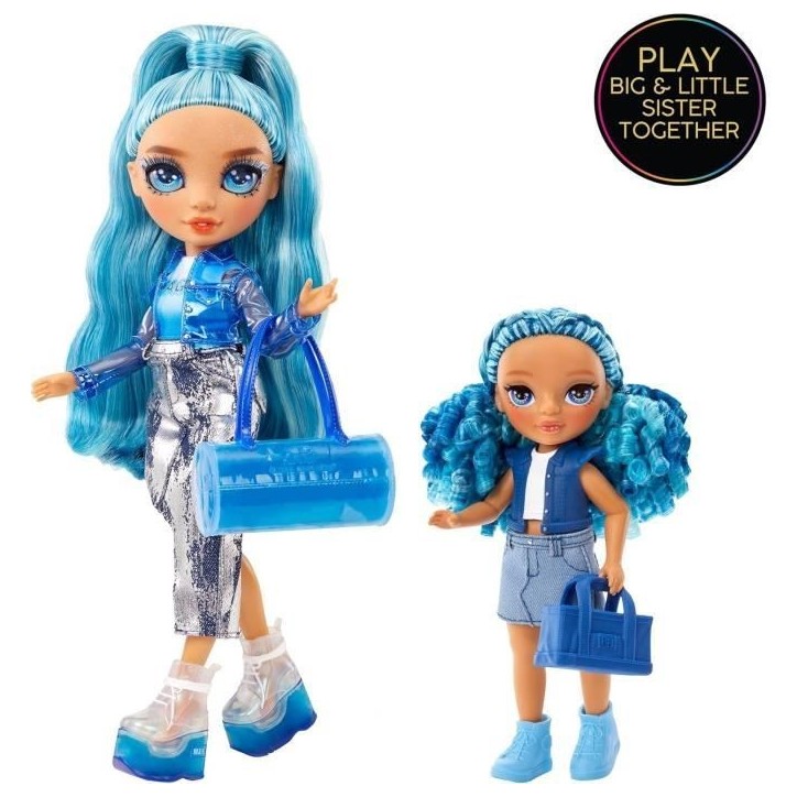 Rainbow High Littles - Poupée 15cm + animal de compagnie - Bleu - Des 4ans Rainbow High Littles - Poupée 15cm + animal de compagnie - Bleu - Des 4ans