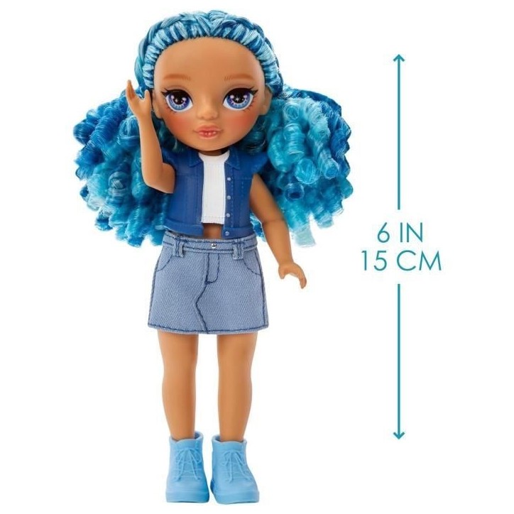 Rainbow High Littles - Poupée 15cm + animal de compagnie - Bleu - Des 4ans Rainbow High Littles - Poupée 15cm + animal de compagnie - Bleu - Des 4ans