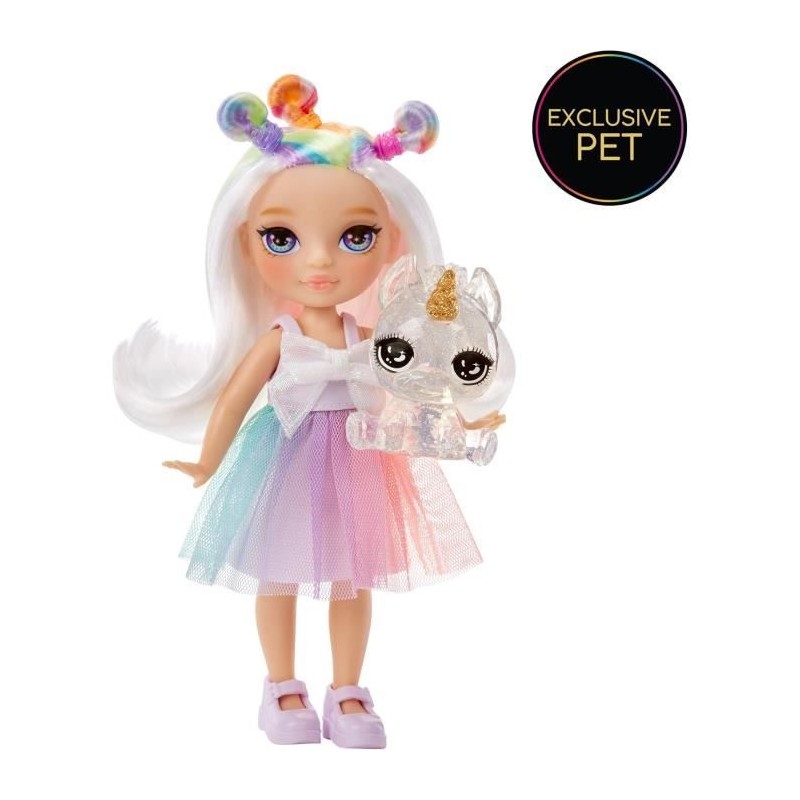 Rainbow High Littles - Poupée 15cm + animal de compagnie - Arc -en-Ci Rainbow High Littles - Poupée 15cm + animal de compagnie - Arc -en-Ci