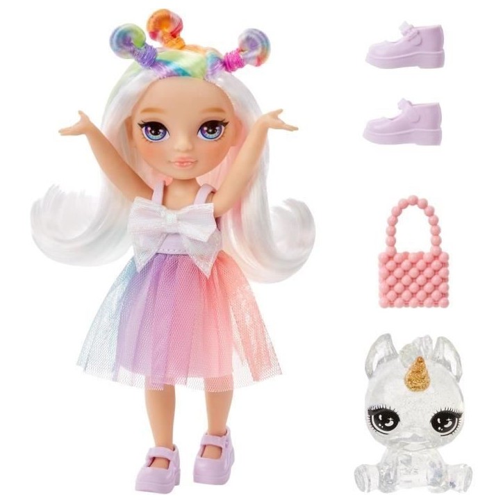 Rainbow High Littles - Poupée 15cm + animal de compagnie - Arc -en-Ciel - Des 4ans Rainbow High Littles - Poupée 15cm + animal de compagnie - Arc -en-Ciel - Des 4ans