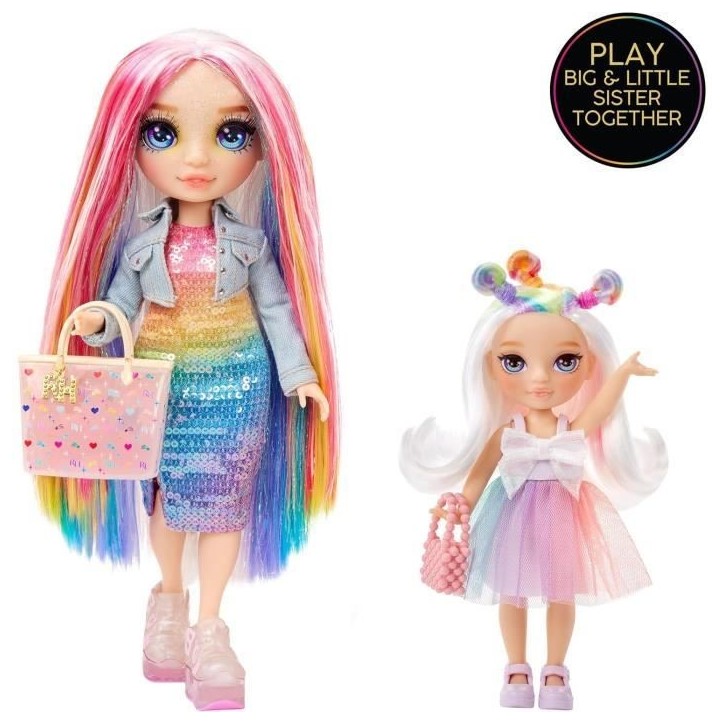 Rainbow High Littles - Poupée 15cm + animal de compagnie - Arc -en-Ciel - Des 4ans Rainbow High Littles - Poupée 15cm + animal de compagnie - Arc -en-Ciel - Des 4ans