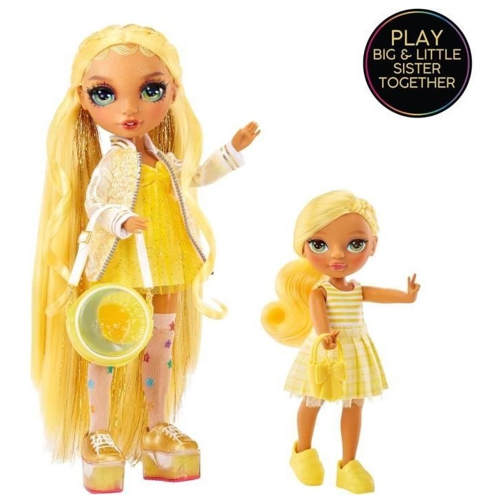 Rainbow High Littles - Poupée 15cm + animal de compagnie - Jaune - Des 4ans Rainbow High Littles - Poupée 15cm + animal de compagnie - Jaune - Des 4ans