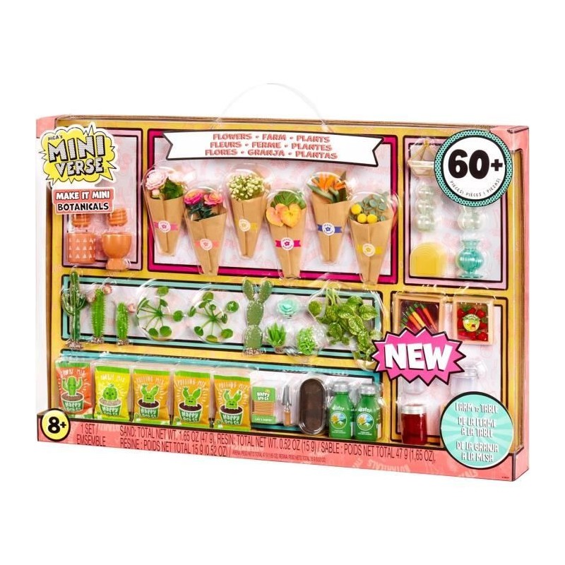 MGA Miniverse - Botanicals - Jeu Créatif - Mini plantes - Loisirs cr MGA Miniverse - Botanicals - Jeu Créatif - Mini plantes - Loisirs cr