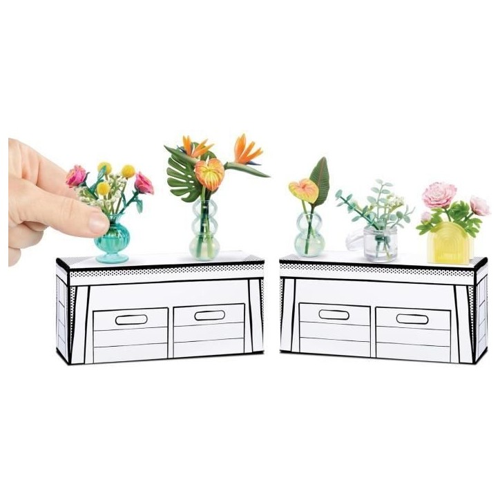 MGA Miniverse - Botanicals - Jeu Créatif - Mini plantes - Loisirs créatif et décoratif en résine - Non Comestible - 8 ans et MGA Miniverse - Botanicals - Jeu Créatif - Mini plantes - Loisirs créatif et décoratif en résine - Non Comestible - 8 ans et