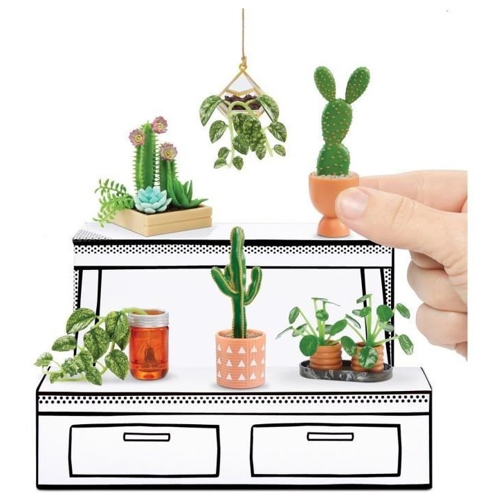 MGA Miniverse - Botanicals - Jeu Créatif - Mini plantes - Loisirs créatif et décoratif en résine - Non Comestible - 8 ans et MGA Miniverse - Botanicals - Jeu Créatif - Mini plantes - Loisirs créatif et décoratif en résine - Non Comestible - 8 ans et