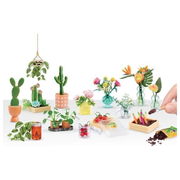 MGA Miniverse - Botanicals - Jeu Créatif - Mini plantes - Loisirs créatif et décoratif en résine - Non Comestible - 8 ans et MGA Miniverse - Botanicals - Jeu Créatif - Mini plantes - Loisirs créatif et décoratif en résine - Non Comestible - 8 ans et