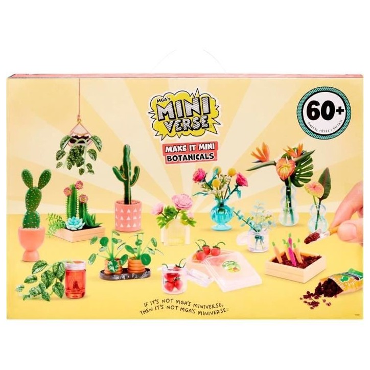 MGA Miniverse - Botanicals - Jeu Créatif - Mini plantes - Loisirs créatif et décoratif en résine - Non Comestible - 8 ans et MGA Miniverse - Botanicals - Jeu Créatif - Mini plantes - Loisirs créatif et décoratif en résine - Non Comestible - 8 ans et