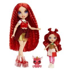Rainbow High Littles Rainbow Fantasy Fairies Doll- Apple (Red)