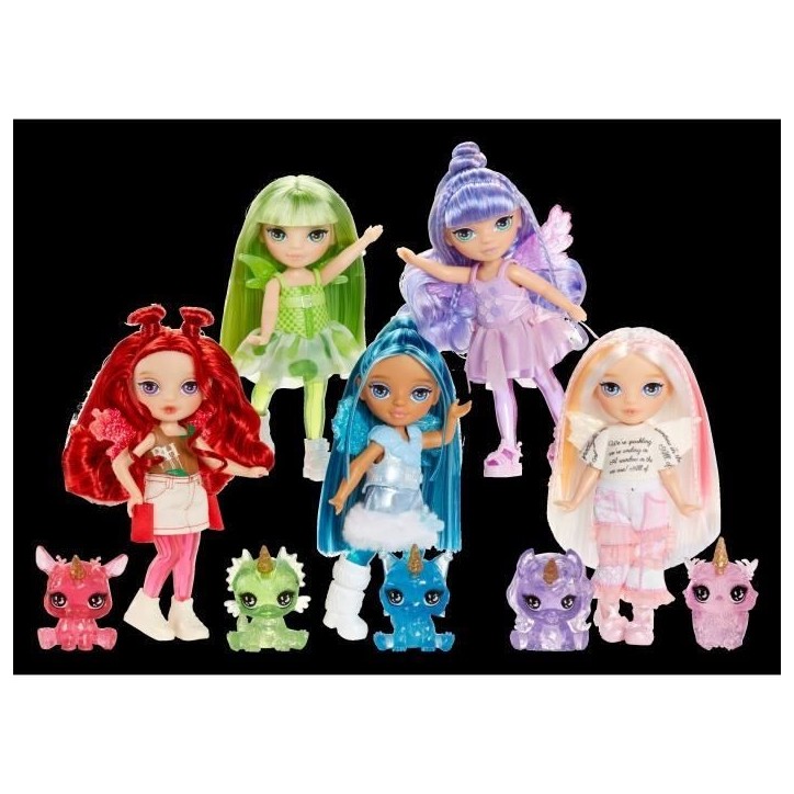 Rainbow High Littles Rainbow Fantasy Fairies Doll- Apple (Red)