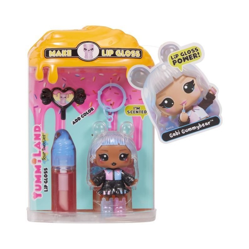 Yummiland Lip Gloss Doll Sour Sweeties - Gabi Gummybear Yummiland Lip Gloss Doll Sour Sweeties - Gabi Gummybear