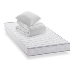 Pack Matelas 90x190 + Couette 140x200 + Oreiller 60x60 - Mousse - 16 c