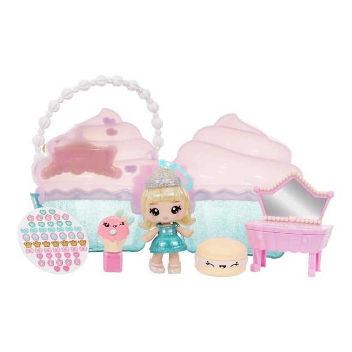 Yummiland Beauty Bag Playset + Lip Gloss Doll - Cupcake Beauty Bag Yummiland Beauty Bag Playset + Lip Gloss Doll - Cupcake Beauty Bag