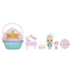 Yummiland Beauty Bag Playset + Lip Gloss Doll - Cupcake Beauty Bag