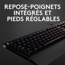 Clavier gamer - Filaire - Logitech G - G213 Prodigy - AZERTY - USB - N