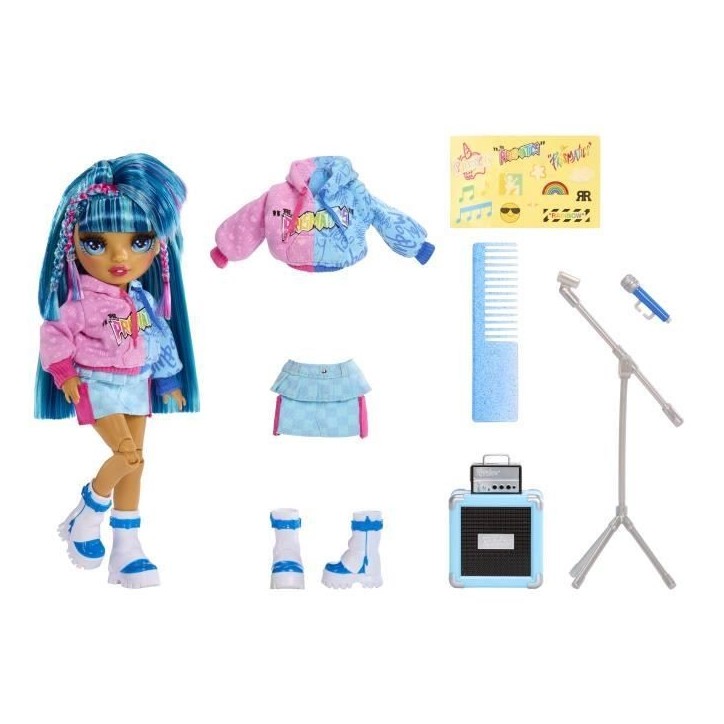 Rainbow High Jr High Rockband Fashion Dolls - Skyler Rainbow High Jr High Rockband Fashion Dolls - Skyler