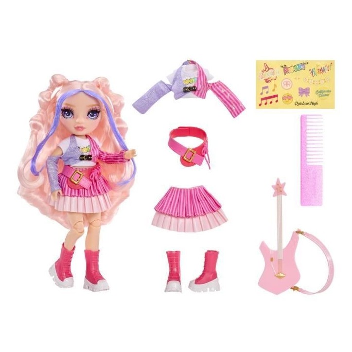 Rainbow High Jr High Rockband Fashion Dolls - Bella Rainbow High Jr High Rockband Fashion Dolls - Bella