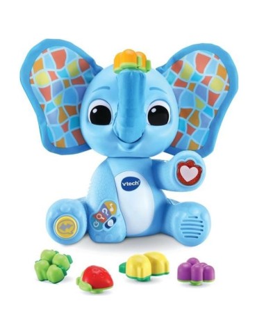 VTECH BABY - Gontran, Mon Éléphant Gourmand - Jouet éducatif interactif pour enfant