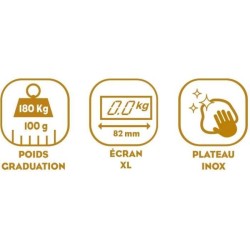 Pese-personne - LITTLE BALANCE - 8159 - EXCLUSIF - 180 kg / 100 g - In